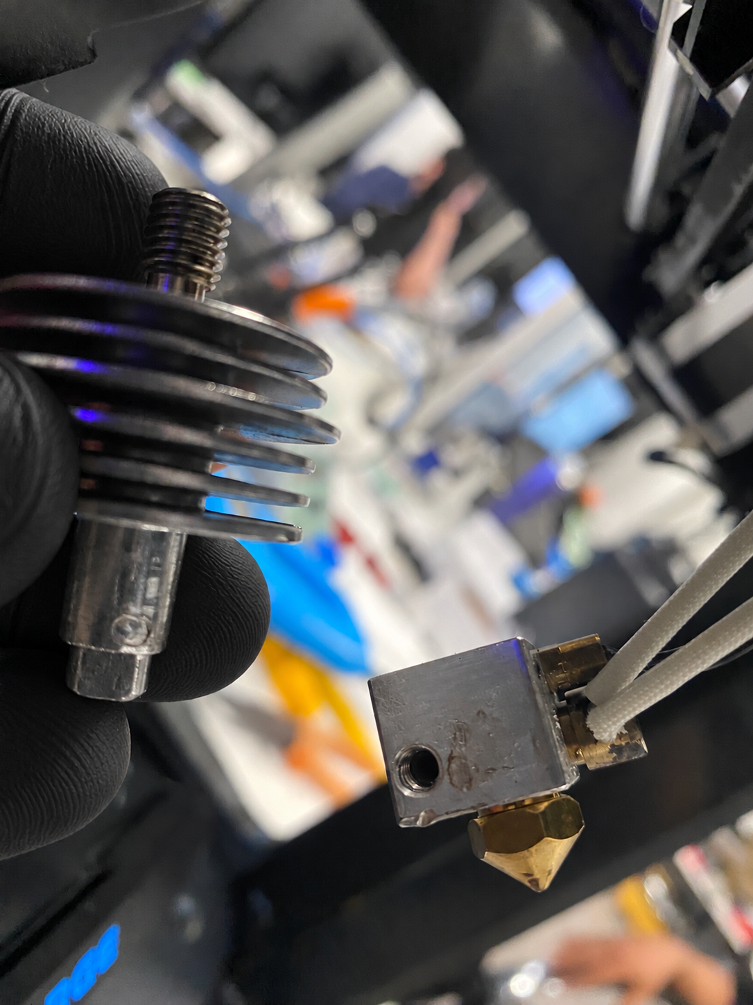 Componentes do hotend